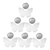 CAXUSD 6pcs Magnetic Tablecloth Fixator Creative Butterfly-Shaped Stainless Steel Weights