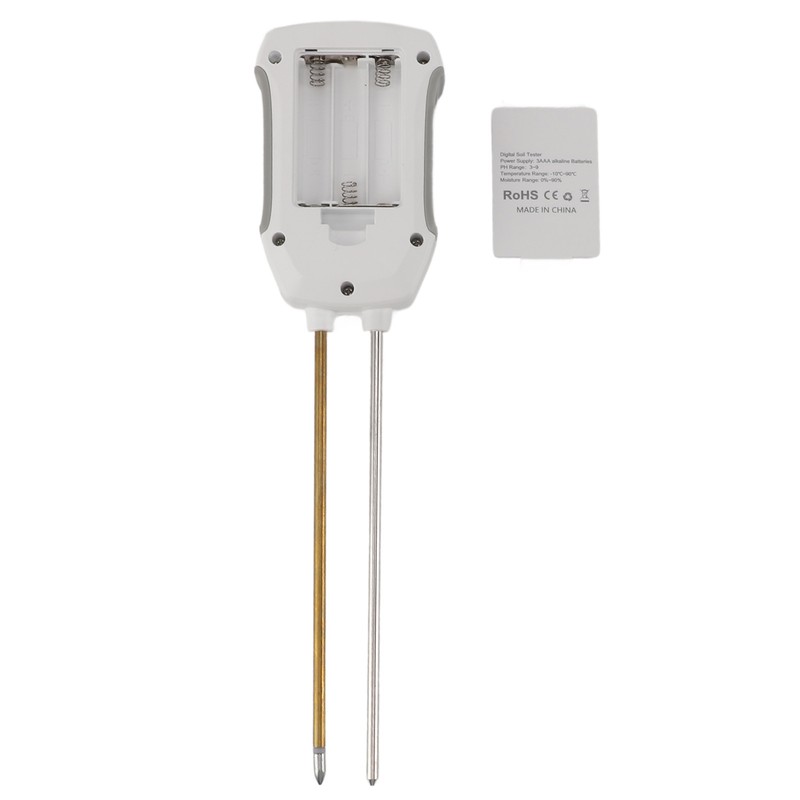 Soil Moisture Tester with Dual Probe Digital Display High Accuracy
