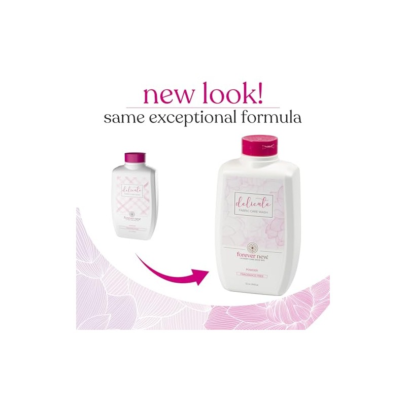Forever New Detergente granular biodegradable hipoalergénico para lavandería, Blanco, 946.35ml