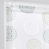 Bella Eyelet Roller Blind Burnout White Printed Circle Motif White