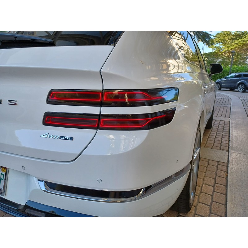 BlingLights Brand Tinted Protective Taillight Film Covers Compatible with 2007