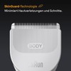 Braun Bodygroomer Series 5, +2 Zubehörteile, Trimmen und Rasieren für
