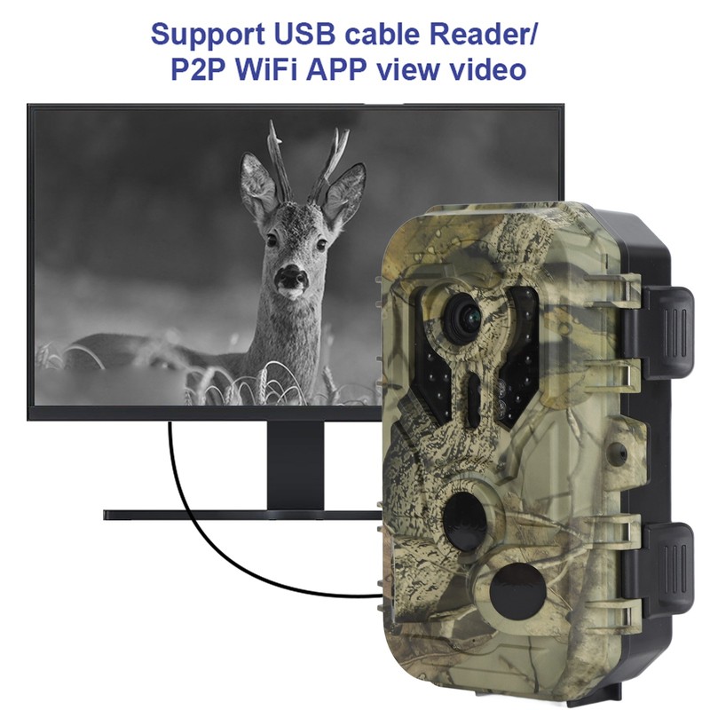 Hunting Camera Professional IP66 Waterproof 4K Wireless WiFi Night Vision