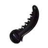 MANODHRUVA 3 pcs Women's Banana Claw Clips, Black, 3 Pcs