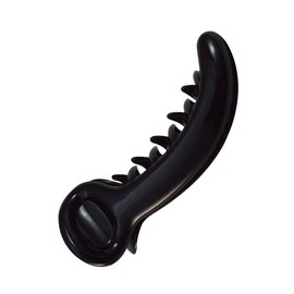 MANODHRUVA 3 pcs Women's Banana Claw Clips, Black, 3 Pcs