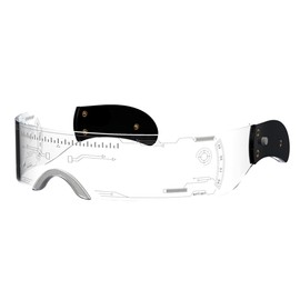 [TTETNLY] Colorful LED Light Up Glasses, Luminous Glasses, High-tech Glasses, Famous Search Criminal Tracking Glasses, Thinking Figure Glasses, Cosplay Tools, Birthday, Bar, Music, Festival, Disco,