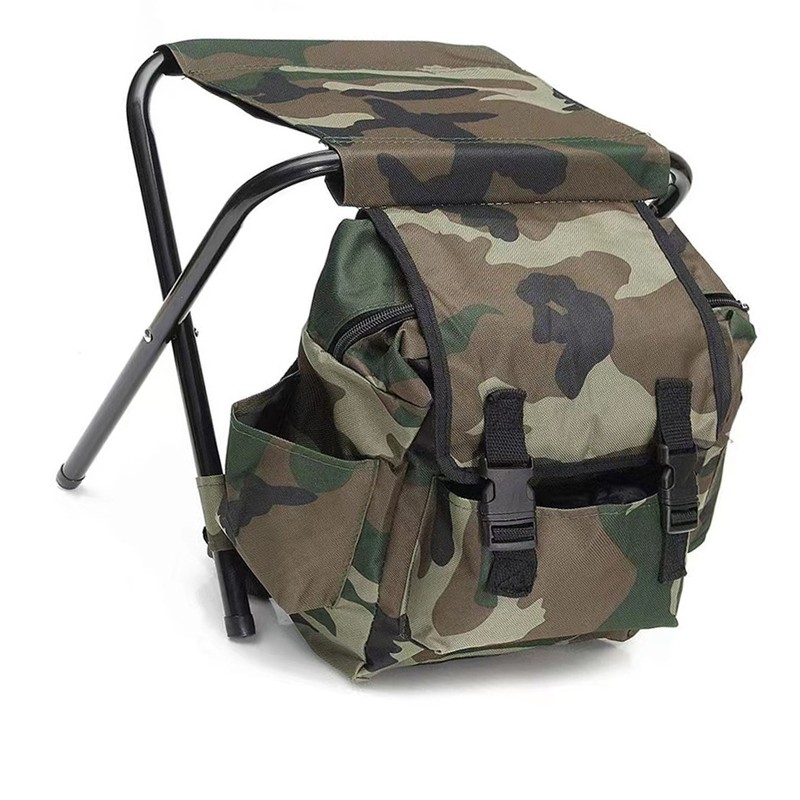 Backpack Chair 600D Oxford Cloth Reinforced Steel Pipe Large Storage