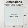 Best 10.5” x 12” Magnetic Wall Access Panel with Adjustable