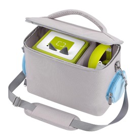 Bevegekos Carrying Case Bag for Toniebox Starter Set, Tonies Figures, Charging Station & Headphones (Grey, Medium), YXB011M-GR