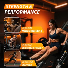 Asumtal Creatine Monohydrate Gummies Complex 8500 MG for Men & Women, Creatine Monohydrate Supplement for Muscle Growth, Strength & Energy Support, Pre Workout Gummies 120 Count Mango Flavor