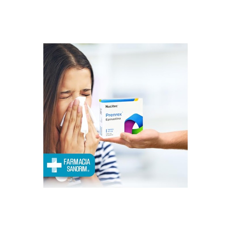 Prenrex Epinastina 20 mg: Alivio Efectivo para Alergias - Pack