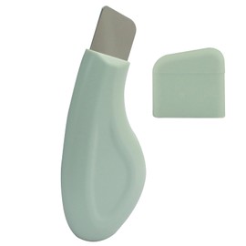 Zorfeter Green Deep Clean Blackhead Remover, Silicone Face Scraper Skin Spatula, Safe Nose Scraper for Men and Women