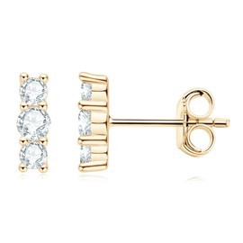 AINUOSHI Subloom Stud Earrings 925 Silver Moissanite Jewellery Gifts for Women Mum Girlfriend, 2017