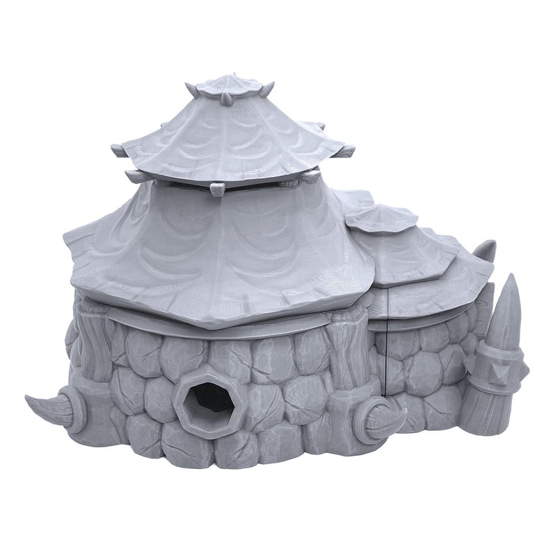 Orc Town Hall by Makers Anvil, 3D Printed Tabletop RPG