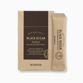 skin food [Skinfood] Black Sugar Perfect Enzyme Powder Wash_Cleansing Powder/Soft Dead Cell Cleanser / [스킨푸드] 블랙슈가 퍼펙트 엔자임 파우더 워시_클렌징파우더/부드러운각질클렌저