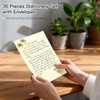36PCS Cat Theme Stationery Set, Warm Yellow Healing Style Letter