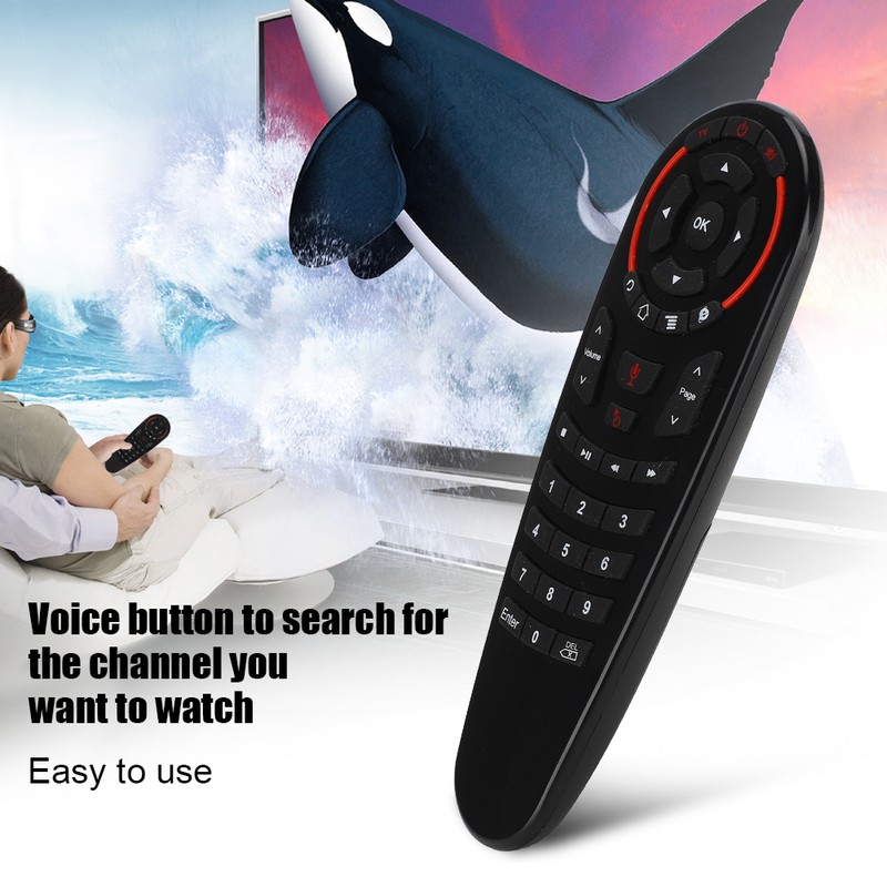 G30S USB 2.4G Wireless Transmission Intelligent Voice Remote Controller with