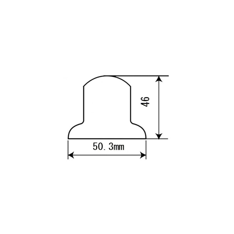 pa-man CS33BK Nut Cap Nut Cover, 1.3 inches (33 mm),