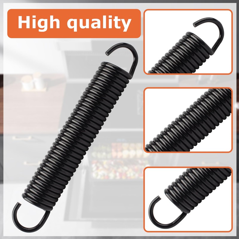 1005800 Oven Door Spring 1"x6.5" with Hooks-Heavy-Duty Extension Springs Compatible