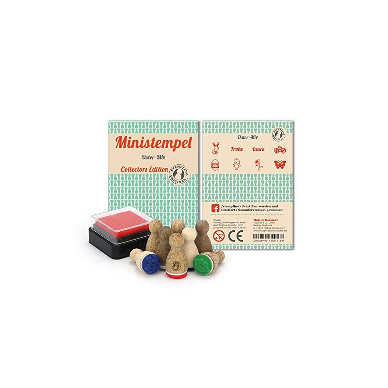 Stemplino Stamp Set Easter Mix Easter – 8 Mini Stamps
