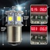 Ruiandsion 2pcs 1157 LED Bulb White 6V BAY15D 5050 12SMD