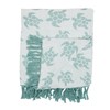 C&F Home Chenille Sea Turtles Coastal Nautical Tropical Beach Seafoam