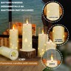 Nimiko Flickering Flameless LED Candles,Battery Operated Candles 9 Pcs with
