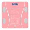 Báscula Electrónica Bluetooth Digital Inteligente De Baño Color Rosa
