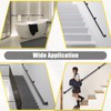 OKAYAUTO 2FT Industrial Staircase Handrail,Staircase handrail for Outdoor and Indoor