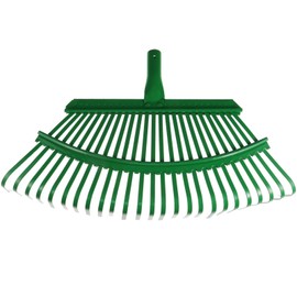 SUPVOX Rake Head with 25 Teeth, Heavy Duty Steel Garden Shrub Rake Head Soil Leaves Rake Cleaning Leaf Rake Head Replacements for Lawn Yard Flowers Beds Farm Gardening