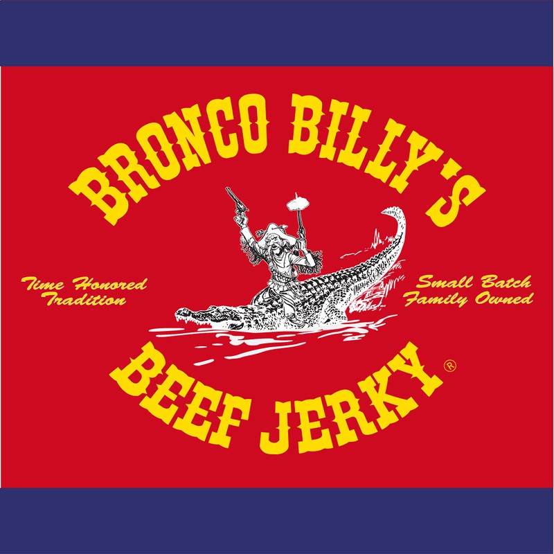Bronco Billy's Beef Jerky Ragin' Cajun One Pound Resealable Bag