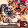 1209pzs Accesorios Para Cabello Scrunchies Donas Ligas Banda