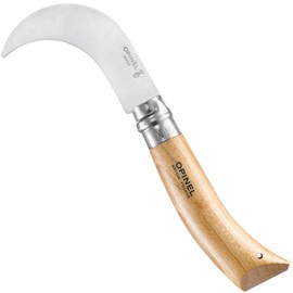 Opinel No. 10 Pruning Folding Knife - Stainless Steel for Pruning, Grafting, Orchards, Vineyards, and Gardening