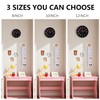 Reloj de pared moderno de 8 pulgadas, funciona con pilas,