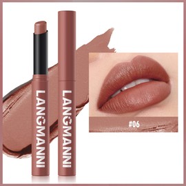 MESUROSE Matte Lipstick - Non-Sticky, Long-Lasting & Waterproof Lipstick for Women, Richly Pigmented, Hydrating Lip Makeup with Smudge-Proof Formula, 1 Count, 0.07oz