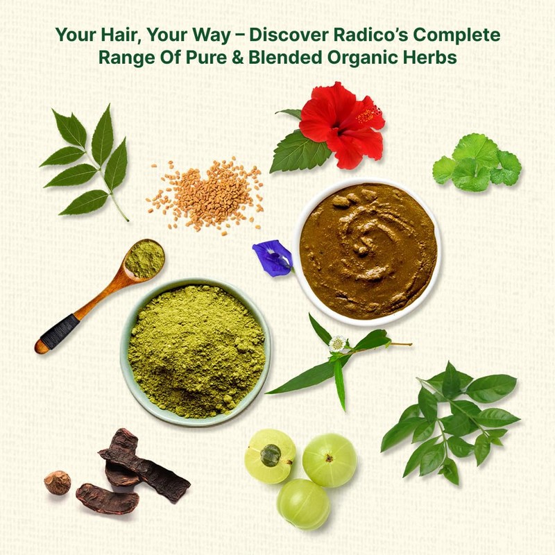 Radico Henna Powder Colourless Organic, Vegan 100 g