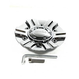 AKUZA 702 CREATION FWD WHEEL RIM CHROME CENTER CAP LG0608-04 / EMR702-CAR-CAP
