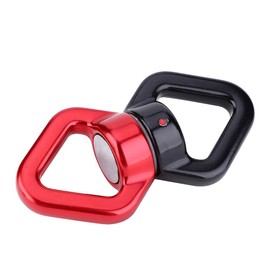 Keenso Conector Giratorio de Dispositivo Giratorio 30KN para Escalada en Roca, Yoga, Hecho de Metal de Calidad, Rotación de 360 ​​Grados, Diseño Triangular, Silencioso y Resistente