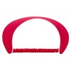 MG Women's Cotton Solid String Sun Visor Hat Red