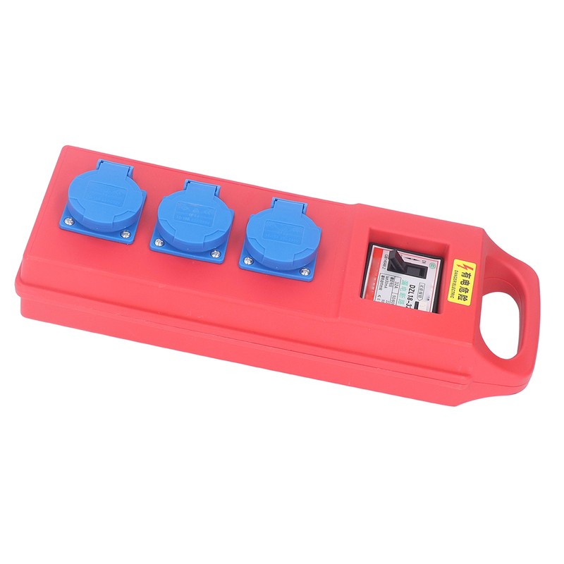 Portable Socket Box 3 Position 3 Hole Outlet IP54 Mobile