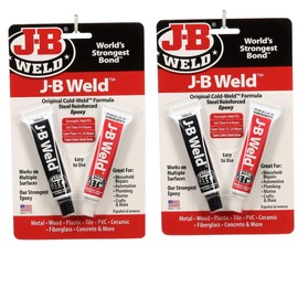 J-B Weld 8265S Original Steel Reinforced Epoxy Twin Pack - 2 oz (Pack of 2)
