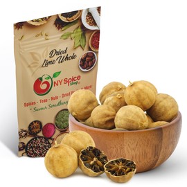 NY Spice Shop Dried Lime Whole - Whole Persian Dried Limu - Natural Limes For Cooking - Citric Flavor To Your Middle Eastern Dishes 1 Pound