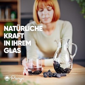 PURAJA PURAJA Turmalin Edelsteine Set | Naturbelassene Premium Rohsteine | Vielseitige Verwendung als Wassersteine, Heilsteine, Chakrasteine | Sortenreine Kristalle