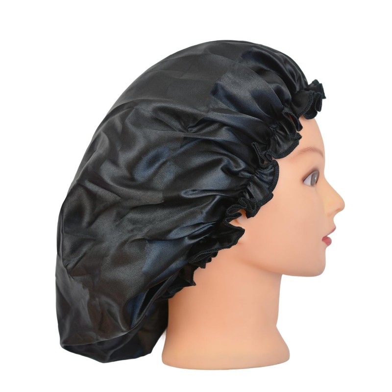 2 Pcs Satin Hair Bonnet for Sleeping Silk Bonnet Sleep