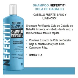 Shampoo Cola De Caballo Para Crecimiento Nefertiti De 1 L