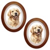 Levoberg Oval Picture Frame 8x10 Wood Oval Photo Frames for