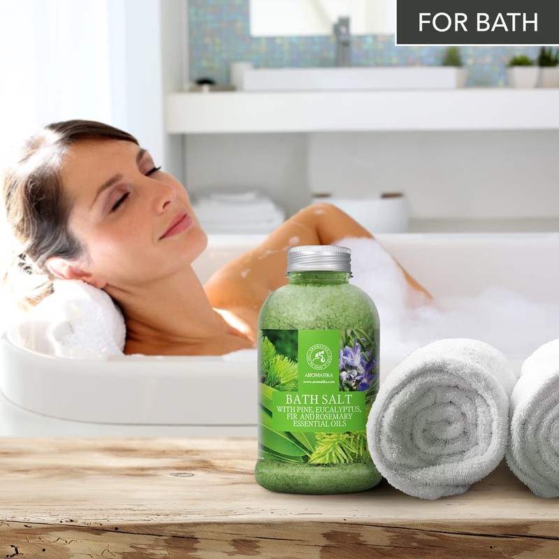 Sea Salt Bath 600 g with Pine - Eucalyptus -