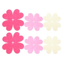 PRETYZOOM 6pcs Pot Protectors, 7-9'' 3 Sizes Felt Pan Stacking Separators, Kitchen Cookware Protector Pads from Scratching, Reusable Pot Dividers - Pink