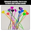 16 Pieces Love Hair Pullers 1 Pack Small Rubber Bands