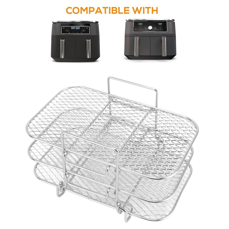 Fryer Rack 3 Layer Design Grill Rack Stainless Steel Dehydrator